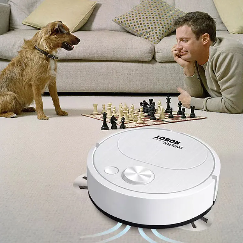 Nouveau Robot de balayage USB aspirateur vadrouille 3 en 1 intelligent sans fil 1500Pa traînant nett