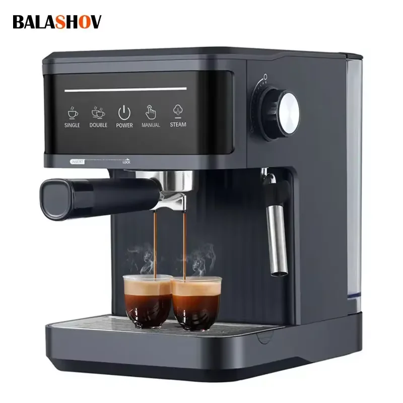 Machine à expresso électrique professionnelle, cafetière italienne, Semi-italienne, Cappuccino, mous