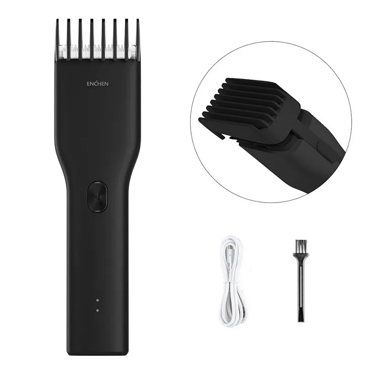 ENCHEN Boost-Tondeuse à Cheveux Électrique Professionnelle Sans Fil, Charge Rapide de Type C, en Cér
