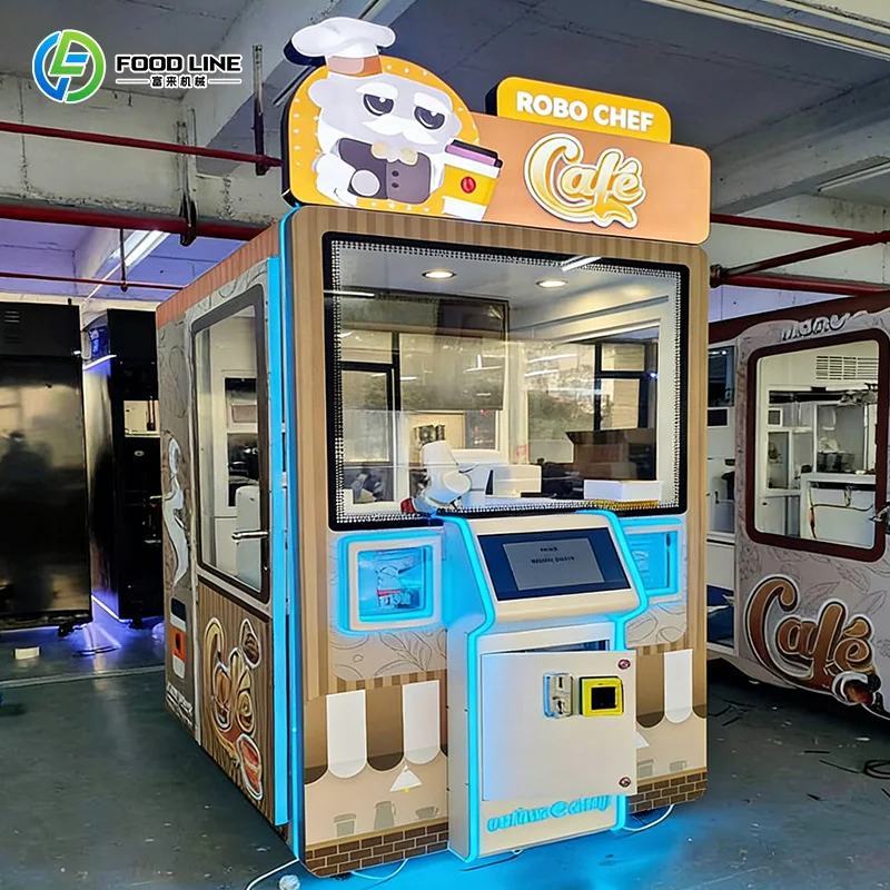 Machine à café automatique commerciale personnalisable, robot barista, équipement de café en libre-s