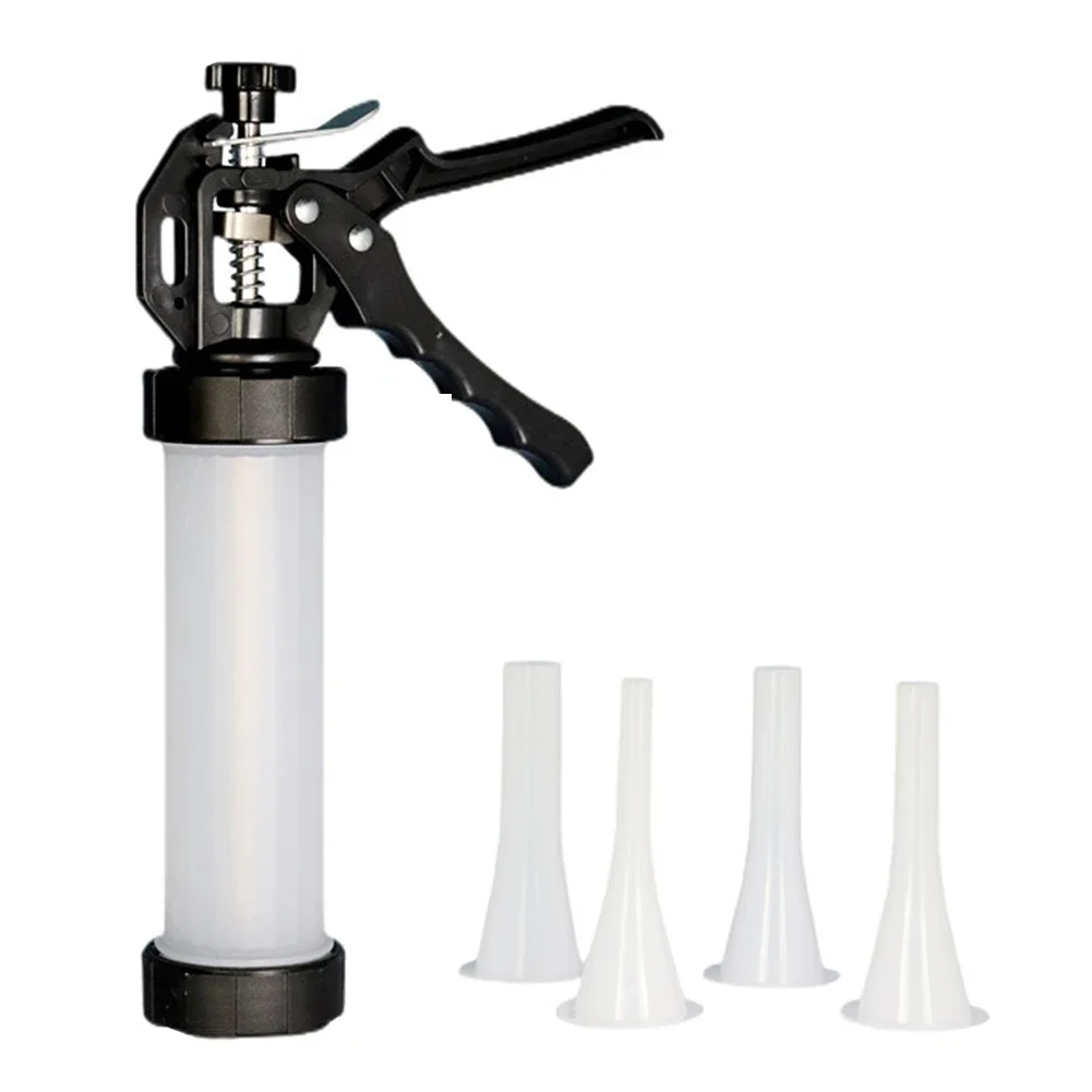 Remplisseur de saucisses fait maison, remplisseurs de viande, machine, inoxydable, seringue, fabrica