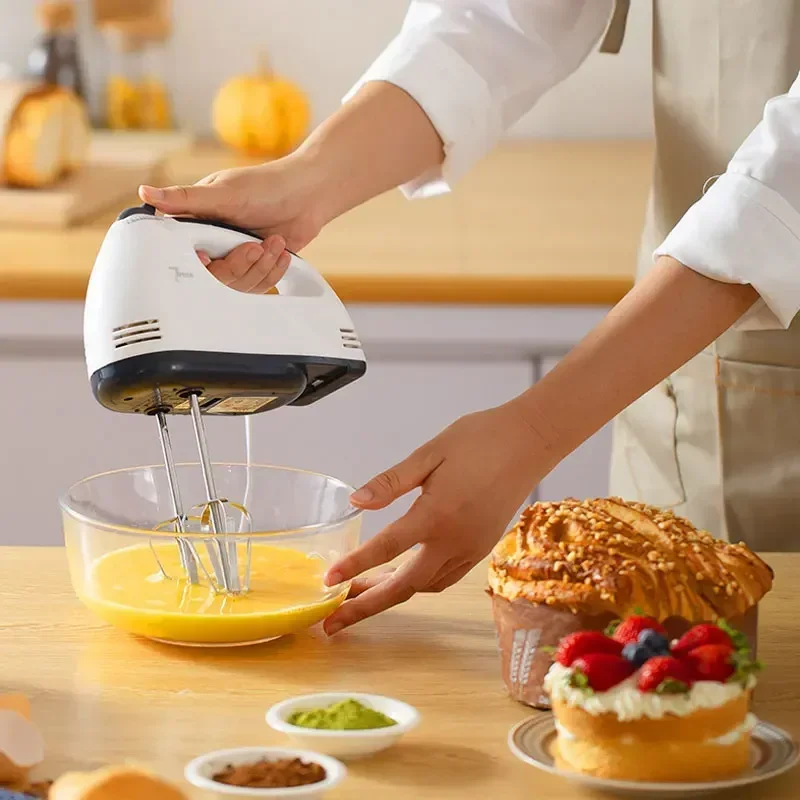 Batteur à œufs électrique portatif, mixeur de cuisine multifonctionnel pour crème, pâte, batteur aut