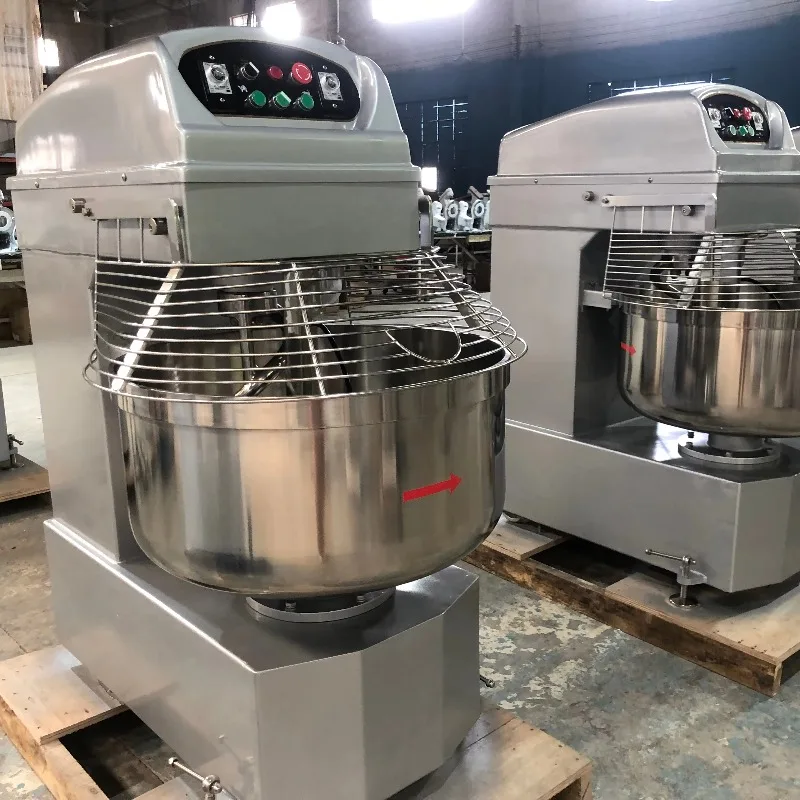 Pétrin à spirale de luxe 130L 80L 100L 25KG 10 Qt pour pâte épaisse, idéal pour la fabrication du pa