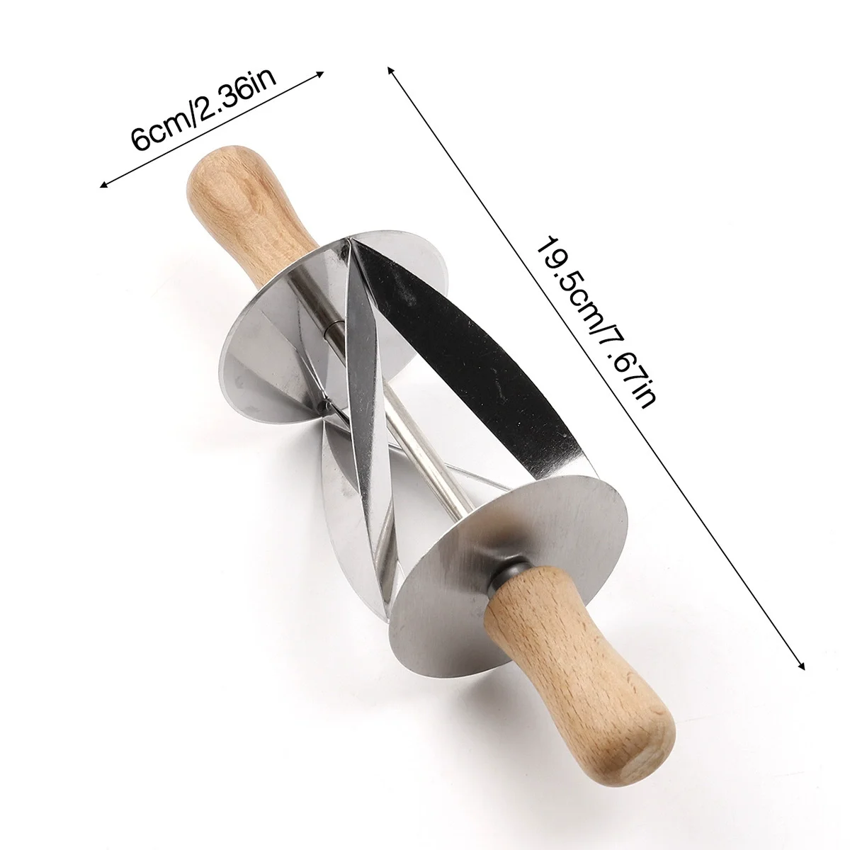 Pour la fabrication de Croissant, pâte à pain, pâtisserie, coupe-rouleau, outil de cuisson en acier