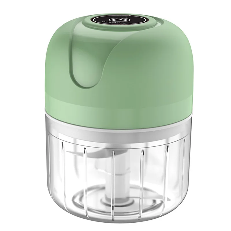 1 ensemble de hachoirs à gingembre et à ail, mini hachoir à ail rechargeable de 260 ml, hachoir à oi