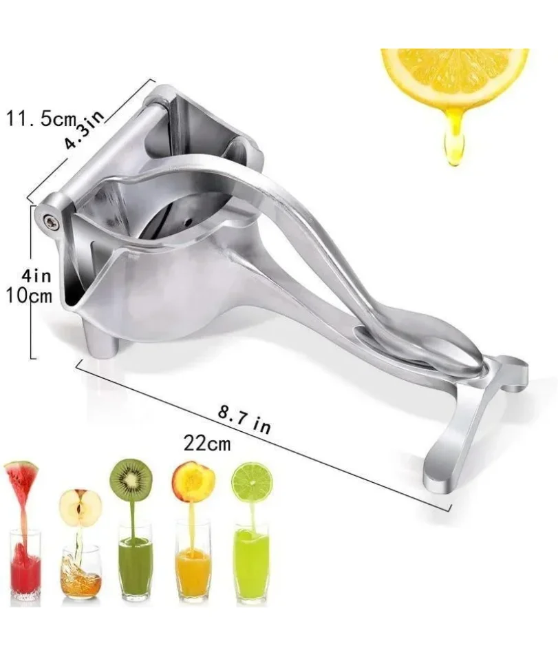 Presse-jus de fruits, presse-jus en alliage d'aluminium, presse-agrumes manuel, presse-Orange