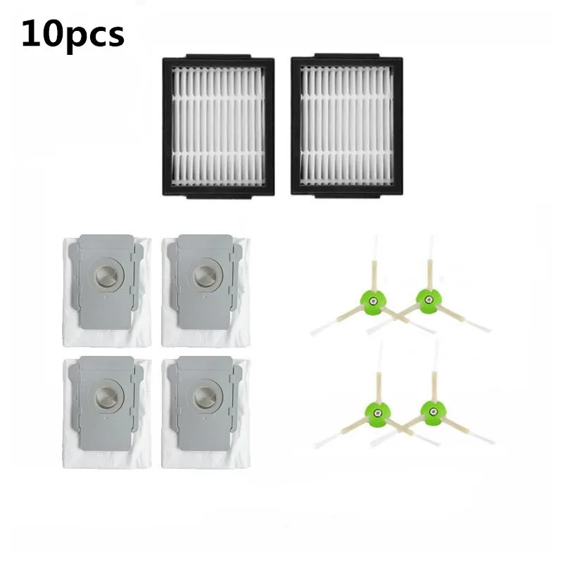 Brosse latérale/Chiffon de nettoyage/Filtre pour robot aspirateur IRobot Roomba i7+/i7 Plus E5 E6 E7