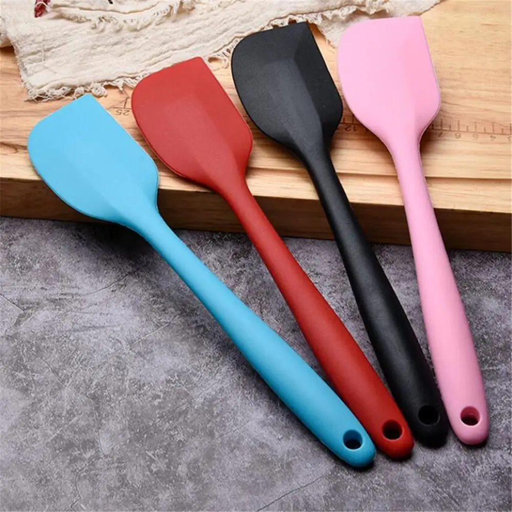 Spatule à gâteau crème en Silicone à Long manche de 21cm, mélange de pâte, grattoir de cuisson, bros