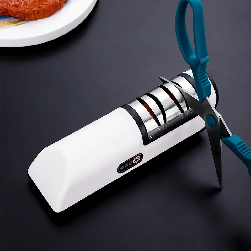 Affûteur de couteaux électrique de cuisine multifonctionnel automatique professionnel 4 vitesses aff