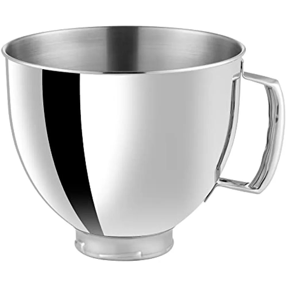 Bol mélangeur de 5 litres pour mélangeurs sur socle KitchenAid, bol en acier inoxydable de qualité a