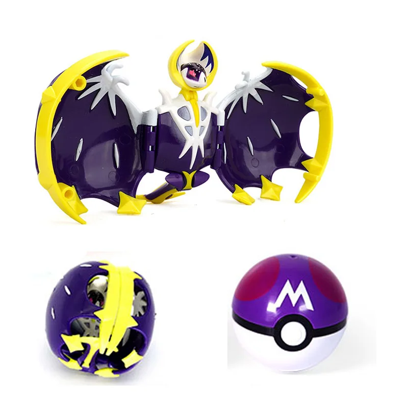 Figurines Pokemon Anime Transformer pokeball modèle Pikachu Charizard Blastoise Mewtwo Venusaur Gyar