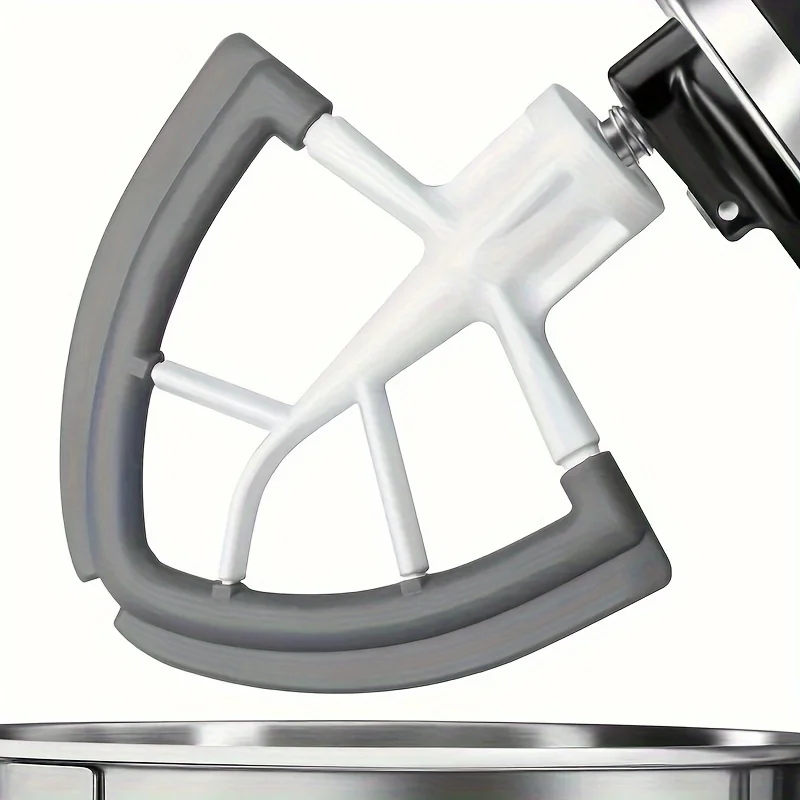 Batteur à bord flexible pour batteur sur socle à tête inclinable KitchenAid, palette de batteur plat