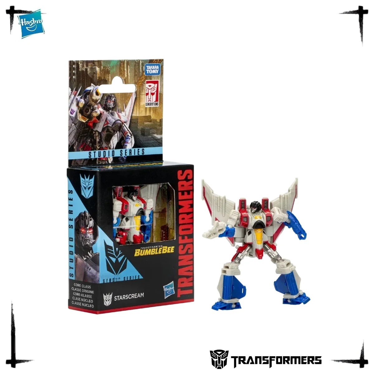 Hasbro Transformers Studio Series Core Class Bumblebee Movie Starscream Cybertron Jet Transform Robo
