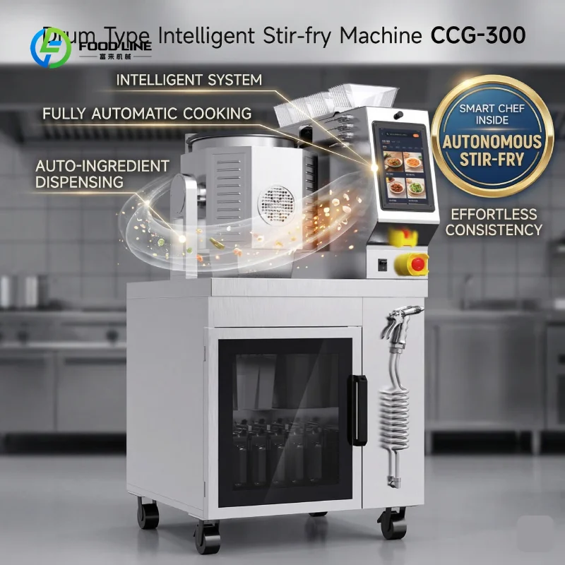 Robot de cuisine intelligent multifonctionnel personnalisé pour restaurants, avec IA, pour cuisson a