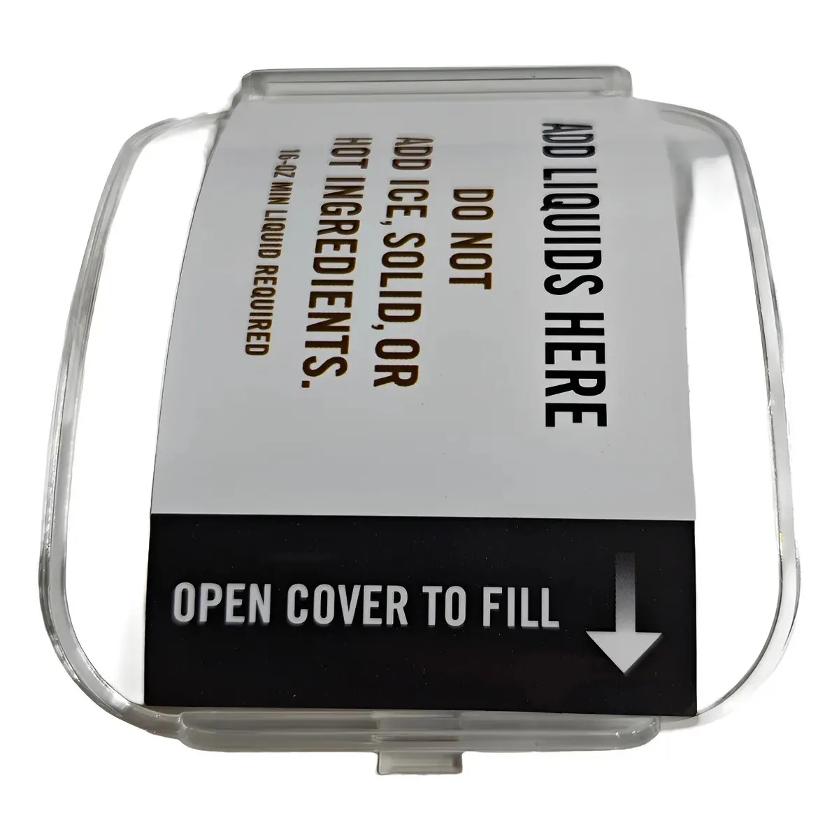Couvercle de liquide pour Machine Ninja Slushie, couvercle Transparent FS300/FS301/FS301C/CL301A/CO3