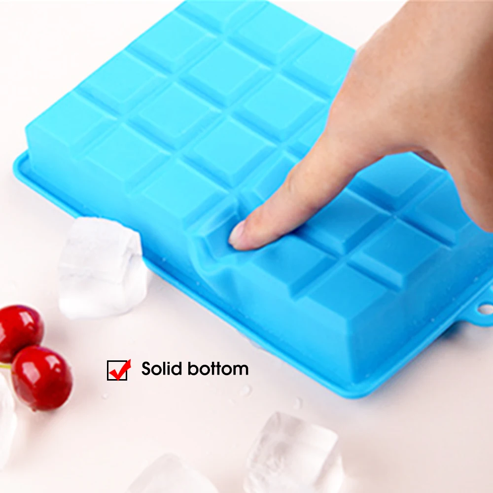 Avec couvercle/sans couvercle, plateau à glace en Silicone à 24 trous, boîte carrée, purée alimentai