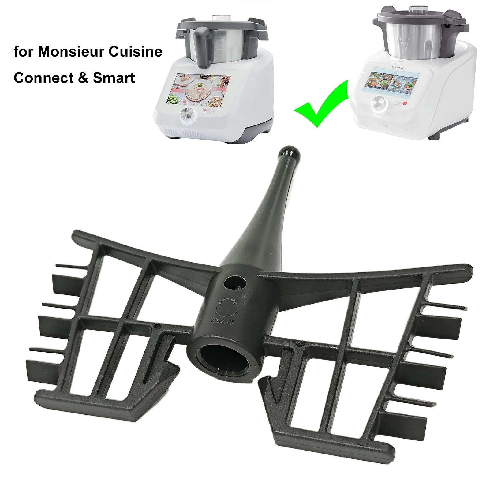 Fouet mélangeur pour Monsieur Cuisine Connect et papillon d'agitation d'œuf intelligent pour Lidl