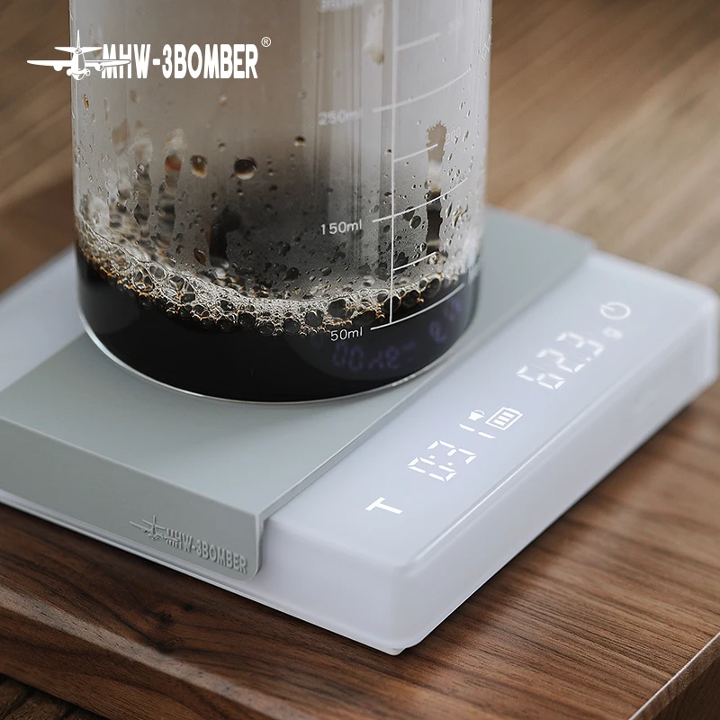 Balance à café de cuisine numérique MHW-3BOMBER 2000g/0.1g balance électronique Rechargeable cycliqu