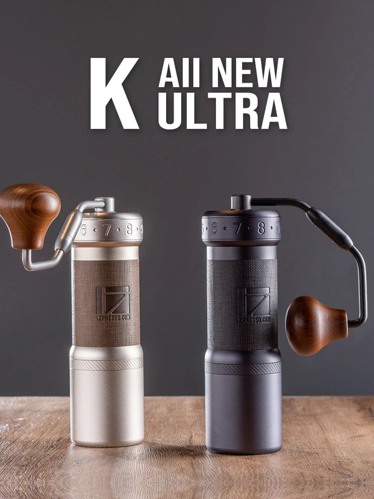 1Zpresso KUltra moulin à café manuel moulin Portable 48mm bavure en acier inoxydable