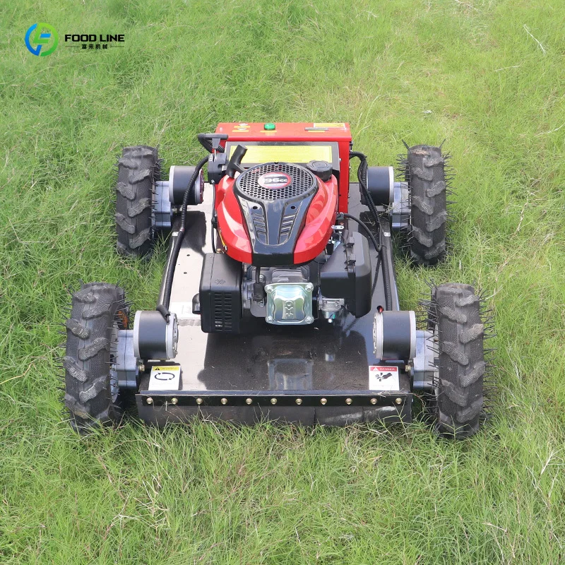 Tondeuse robot à essence personnalisée et efficace 7-8-9-16-22 avec tête de débroussailleuse pour l'