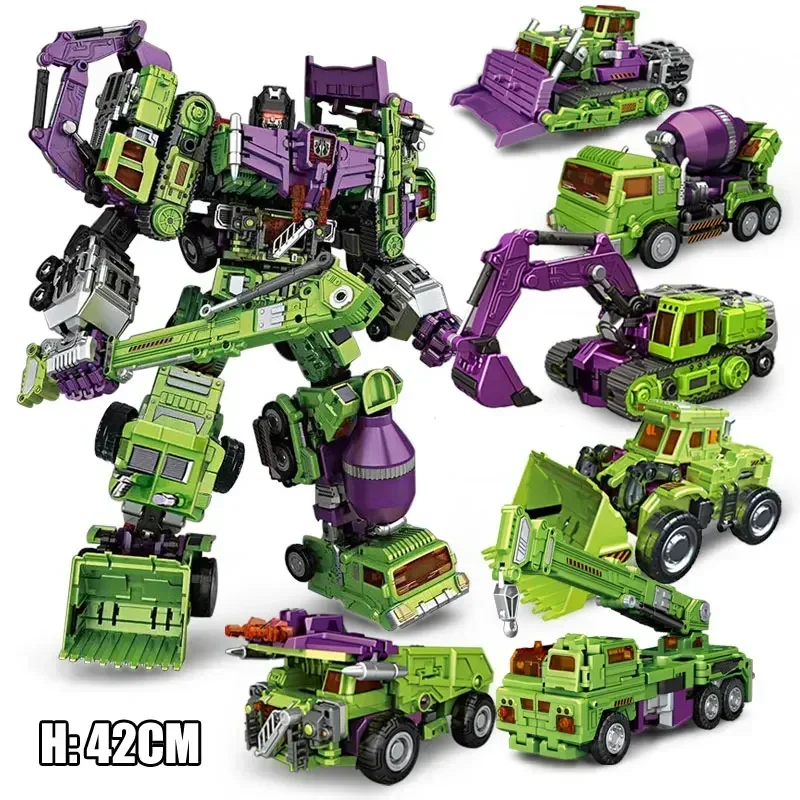 NBK 3349 Transformation jouet dévastateur 6in1 combinateur Robot figurines de film d'action modèle B