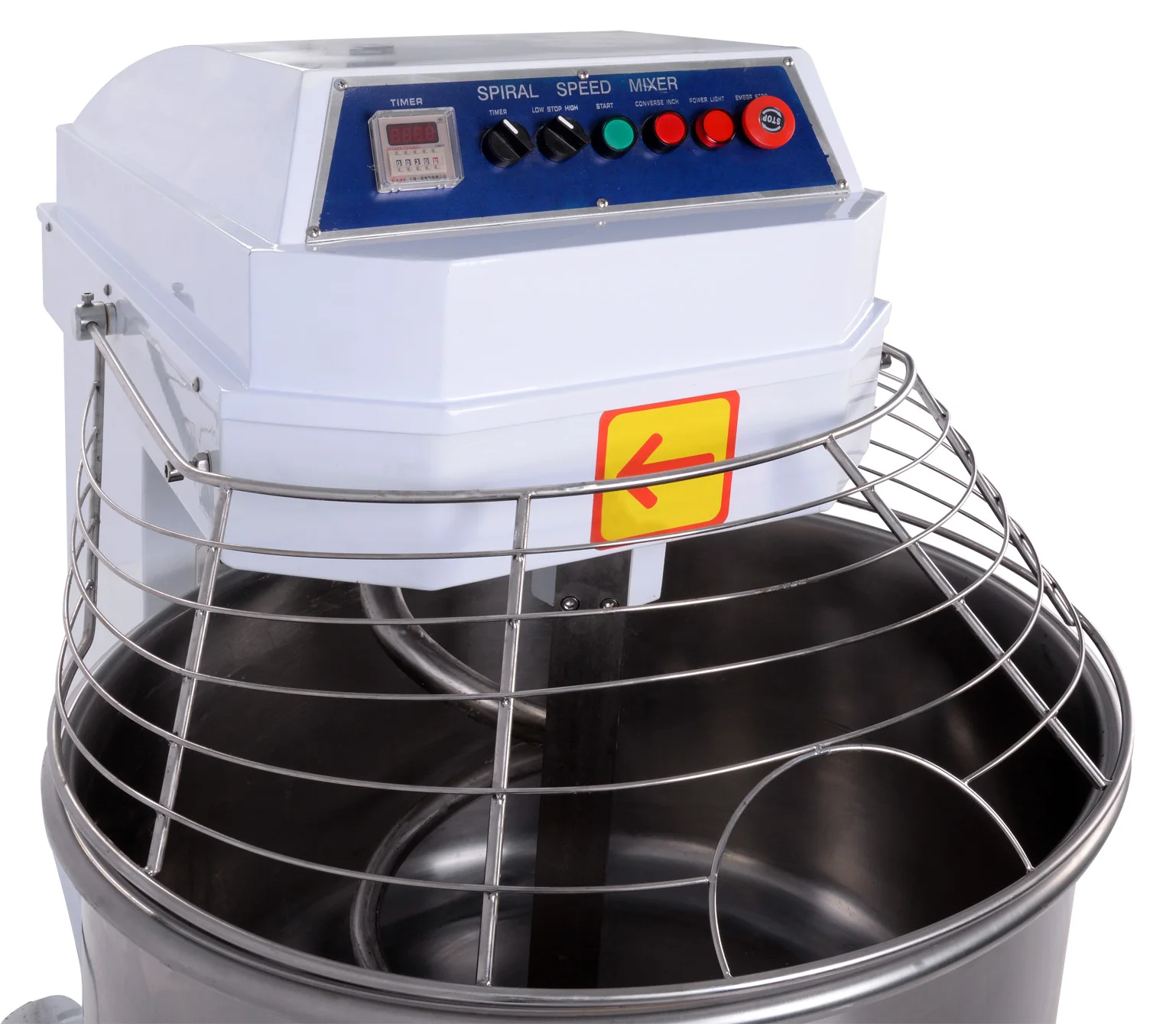 Machine à pétrir la pâte de 100 kg/mélangeur à pain en spirale/mélangeur de pâte à farine (80 kg, 60