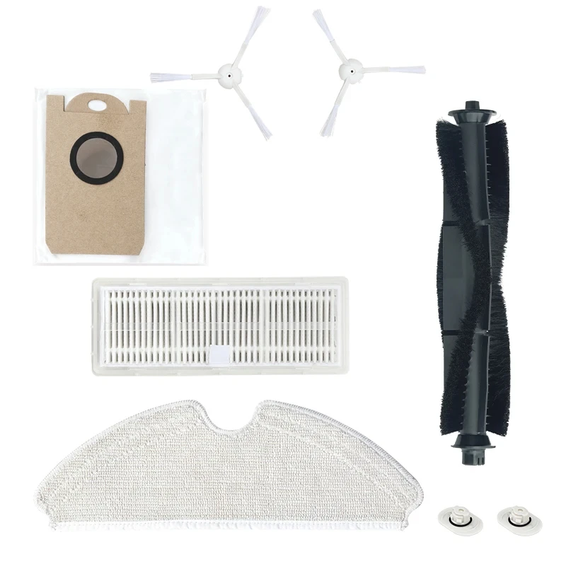 Filtre Hepa brosse principale brosse latérale vadrouille tissu sac à poussière pour Lenovo T1 Pro LR