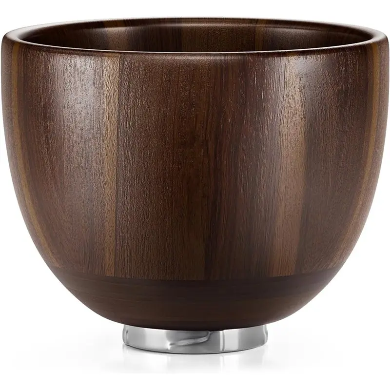 Support en bois d'acacia pour bols mélangeurs - Pour KitchenAid 4,5 et 5 QT - Pour batteurs sur socl