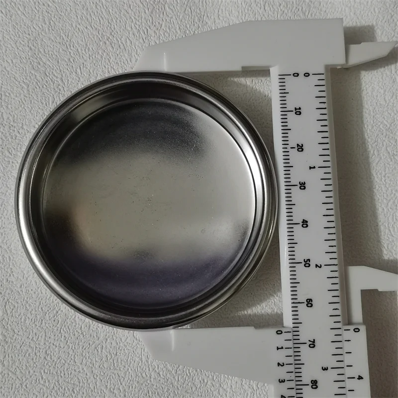 Bol de nettoyage pour filtre à café en acier inoxydable 51mm 54mm 58mm, tasse de rinçage non poreuse