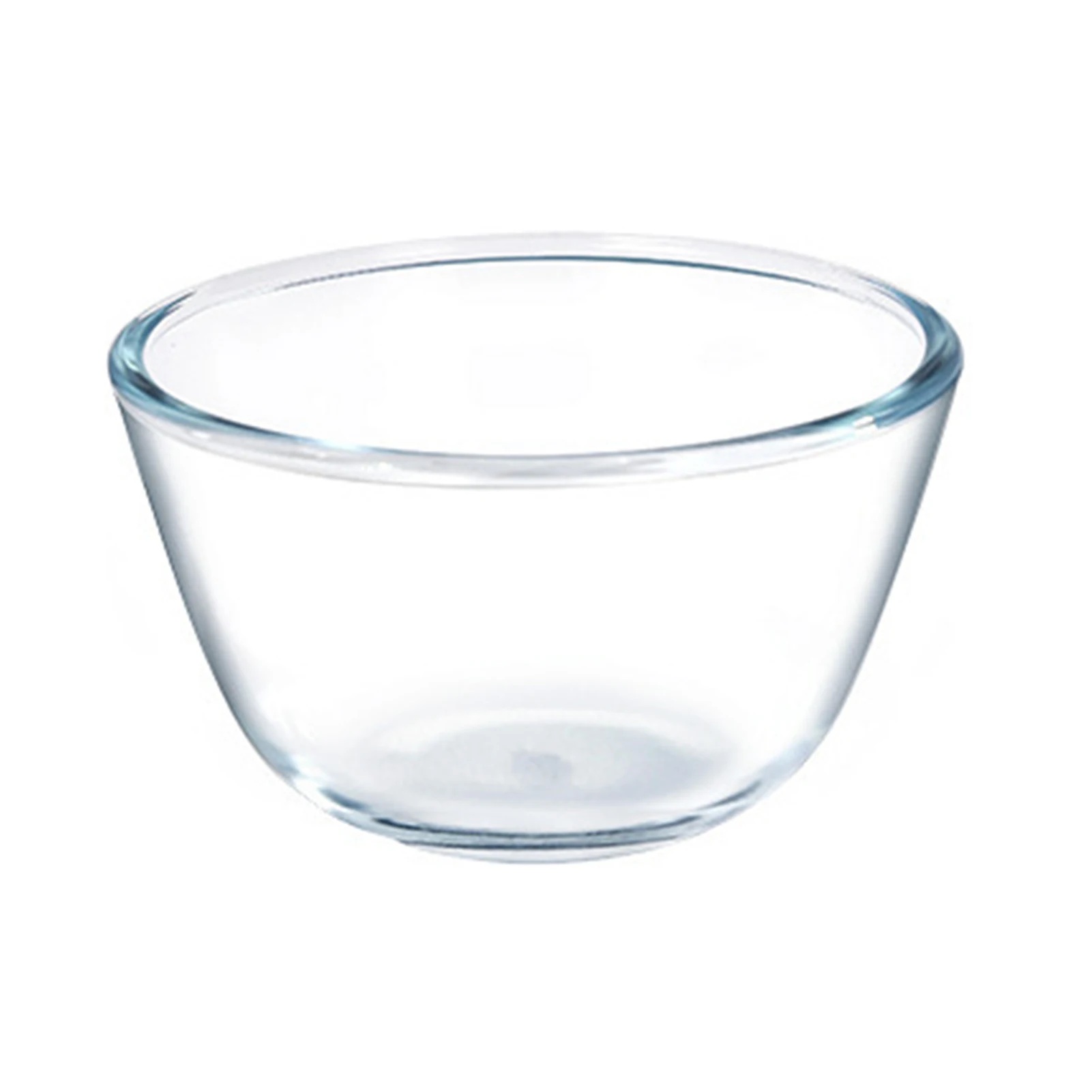 Grand bol à salade en verre, bol de service rond tout usage, micro-ondes, lavable au lave-vaisselle,