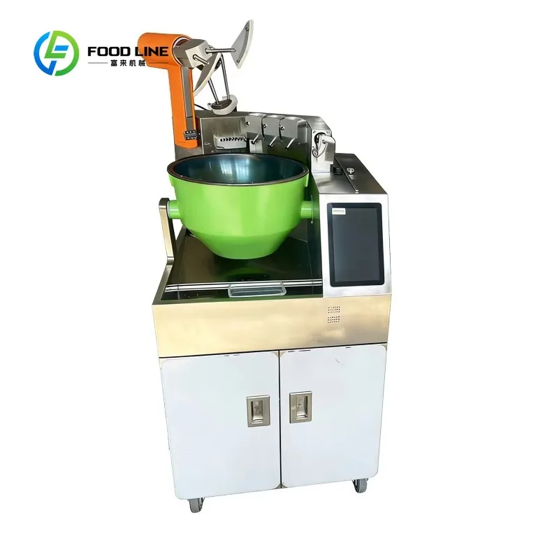 Robot de cuisine intelligent multifonctionnel et entièrement automatique pour wok planétaire commerc