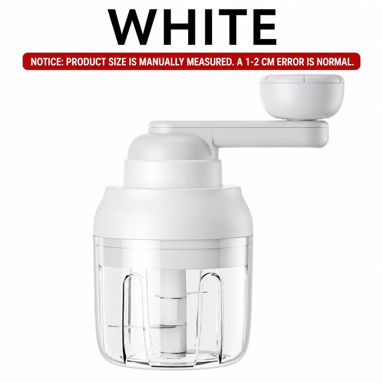 Hachoir manuel 250 ml, presse-ail rotative, hachoir à viande, mixeur, facile à nettoyer, gadgets de