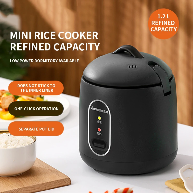 Zhigao cuiseur à riz électrique Mini dortoir ménage faible puissance 1-2 personnes cuisson cuiseur à