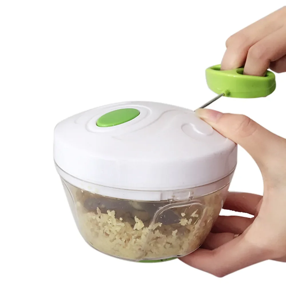 Haute qualité manuel corde alimentaire hachoir à main processeur Silcer broyeur salade fabricant ail