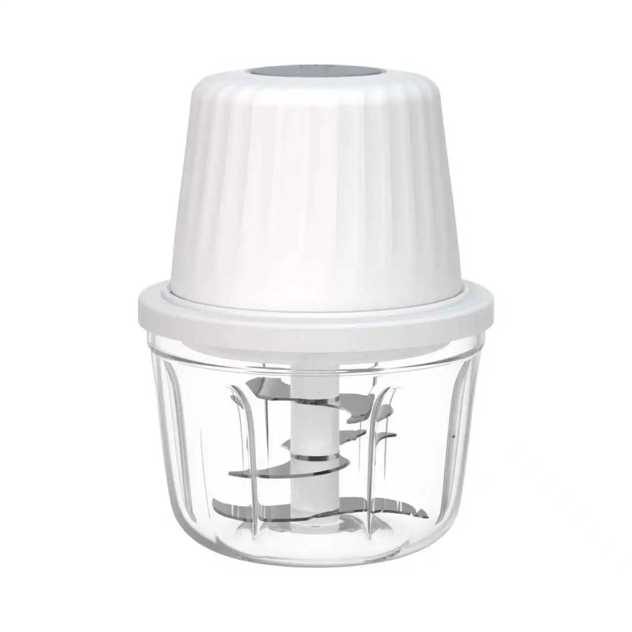Hachoir Électrique Sans Fil, Mini-Robot Culinaire 350ml avec Lame en Acier Inoxydable 304 et Plaque