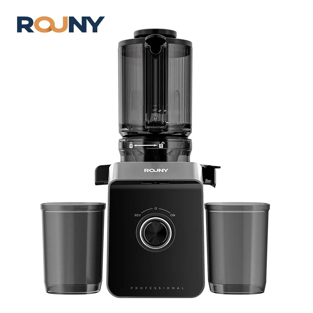 Extracteur à froid ROUNY avec filtre sans tampon, machine à jus de fruits électrique facile à nettoy