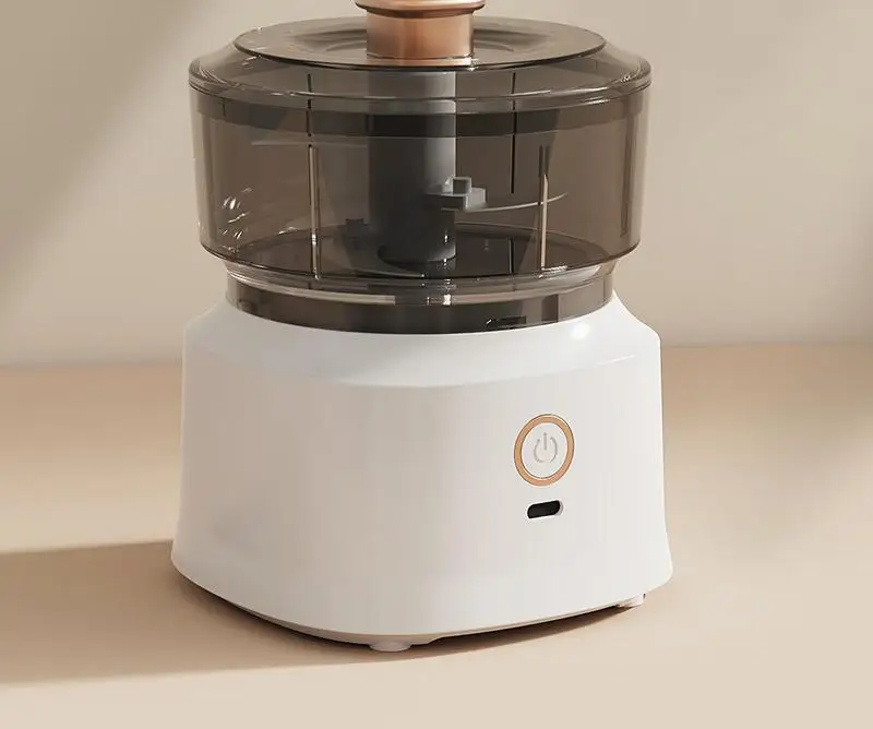 Mini hachoir électrique sans fil 350 ml, recharge USB, presse-ail, hachoir à viande, trancheuse à lé