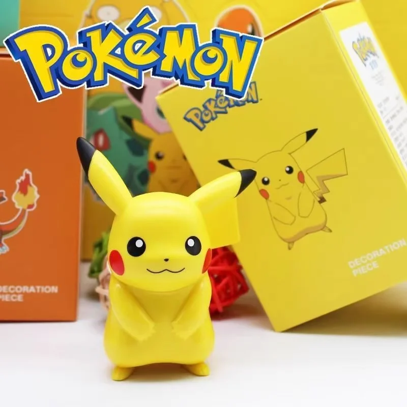 Figurines d'anime Pokemon, jouets Pikachu, modèle Charmander Psyduck Squirtle Jigglypuff Bulbasaur K