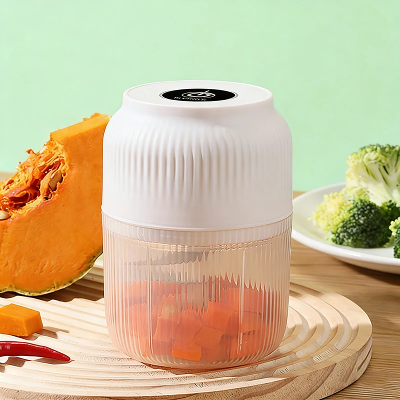Mini hachoir électrique 320 ml USB pour ail, piment, gingembre, légumes, aliments pour bébés – Outil