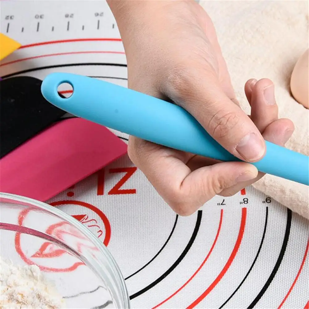 Spatule à gâteau crème en Silicone à Long manche de 21cm, mélange de pâte, grattoir de cuisson, bros