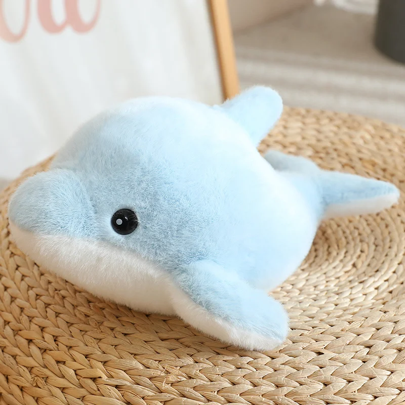 Peluche Kawaii de 28 cm : Orca, Dauphin, Requin, Phoque – Jouet en Peluche Animal Marin, Cadeau Comp
