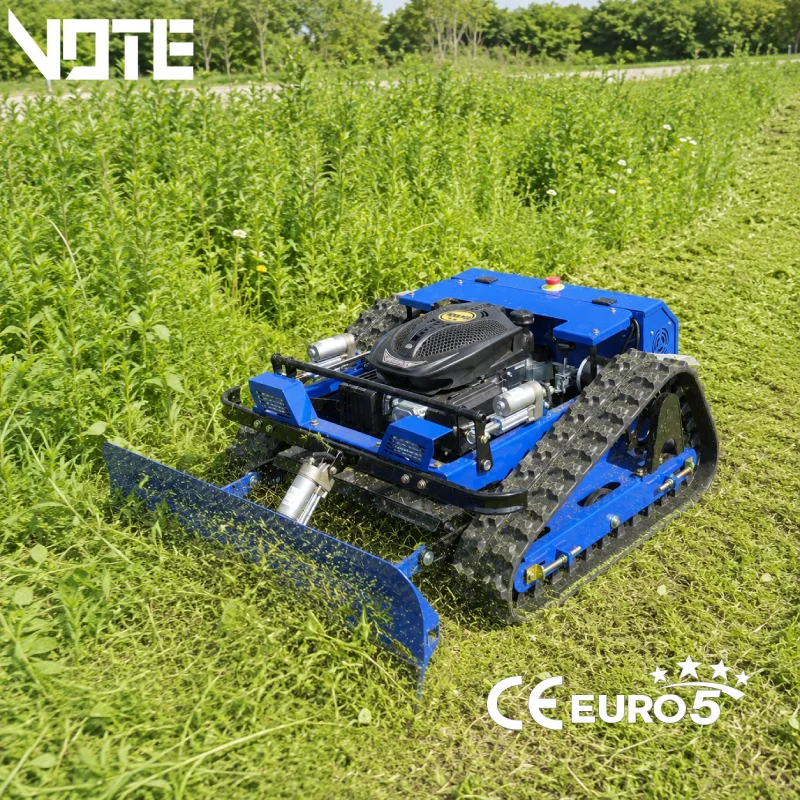 Tondeuses à gazon robotisées RC, débroussailleuses, tondeuses à chenilles, conformes CE et Euro 5, a