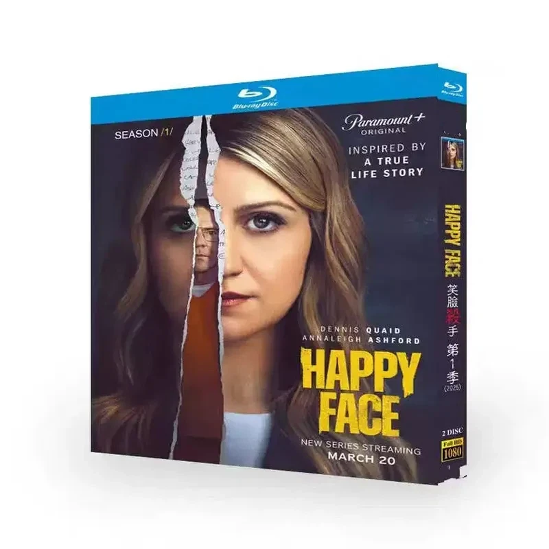 Smiley Killer Saison 1 Blu-ray Haute Définition, Série Policière Américaine, Boîte de Disques BD ave
