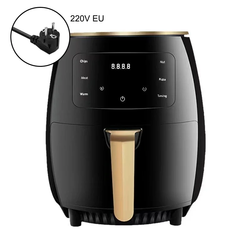 Friteuse à Air 6L, four multifonctionnel Intelligent à écran tactile, friteuse électrique mécanique