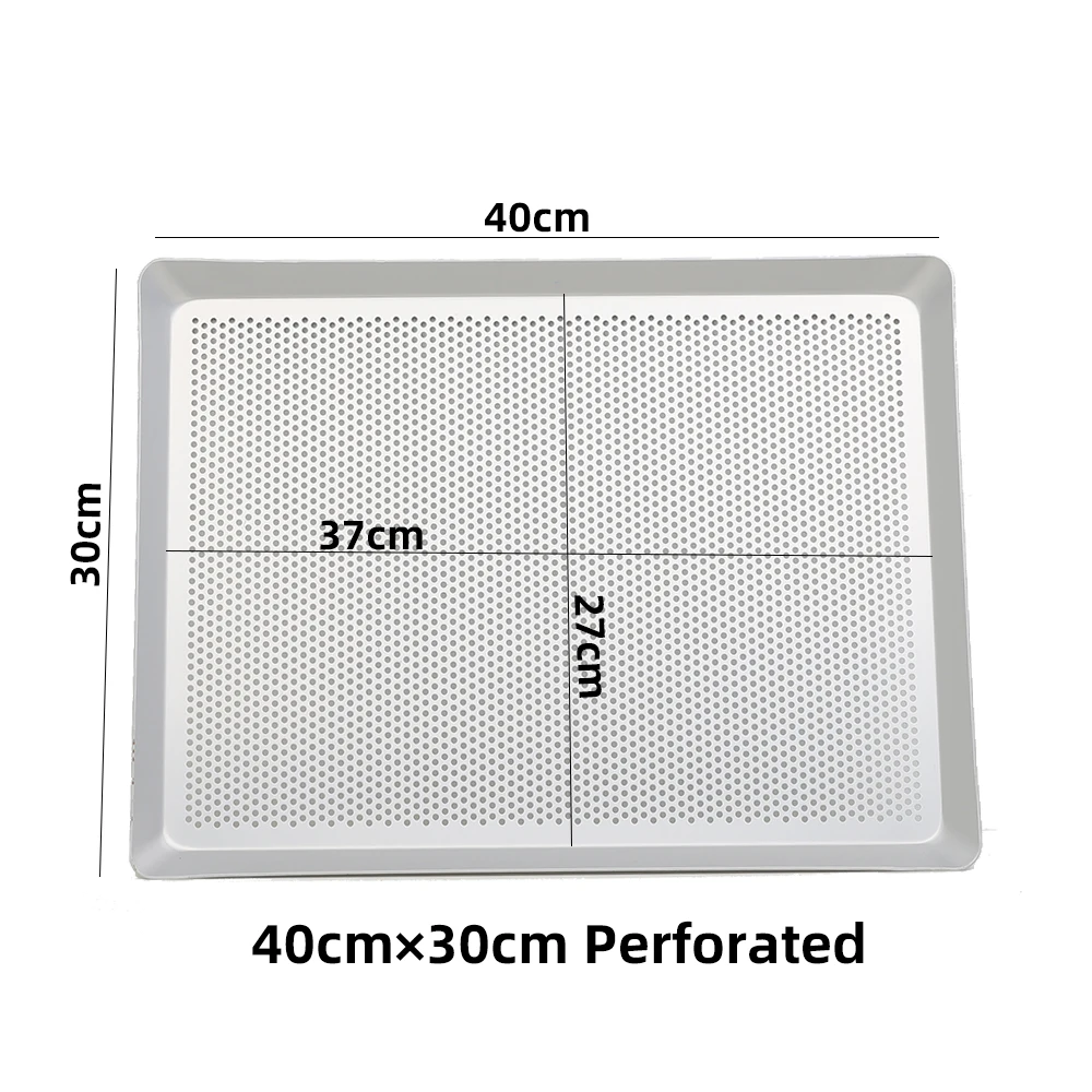 Plaque de cuisson rectangulaire, accessoires de cuisine, plat perforé, moule à gâteau, plateau de fo