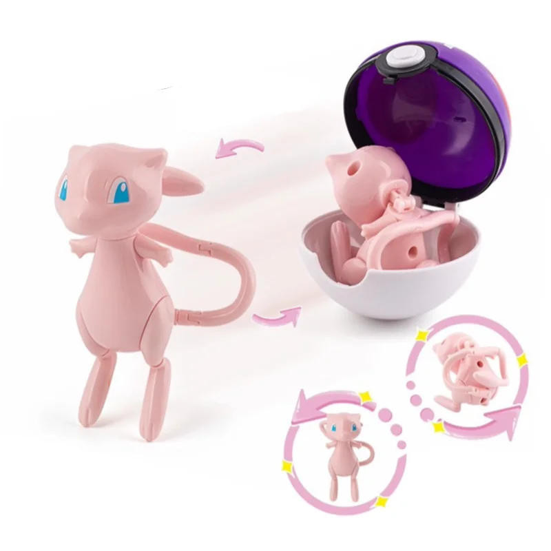 Boule d'elfe Pokemon originale, jouets monstres de poche, modèle Pikachu Gengar, boule d'elfe, Drago