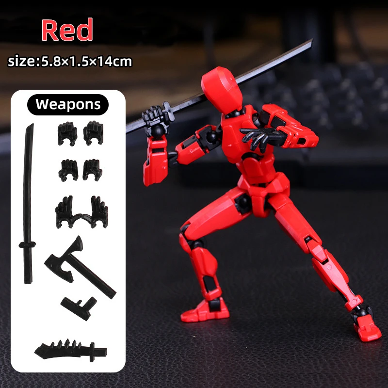 Robot articulé multi-joints transformable, mannequin imprimé en 3D, 13 figurines d'action, jouets po