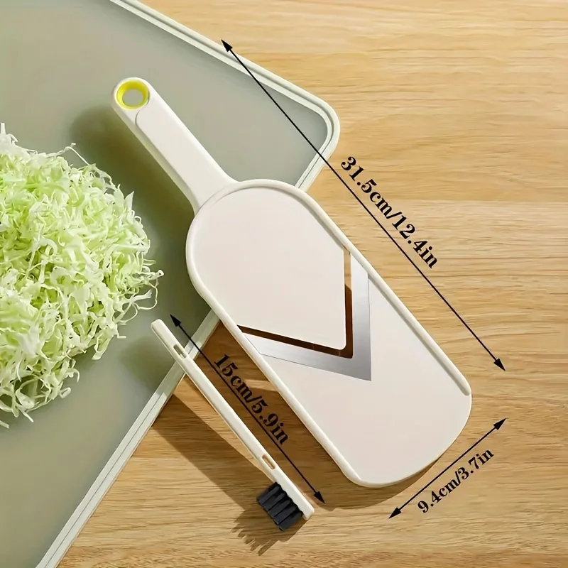 Trancheuse et broyeur de légumes ultra-fin pour salade, chou, carotte – Gadget de cuisine polyvalent