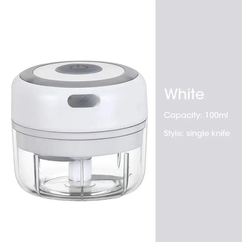 Hachoir électrique de cuisine 100/250ml, Mini presse-ail, broyeur à viande Portable USB, hachoir à l