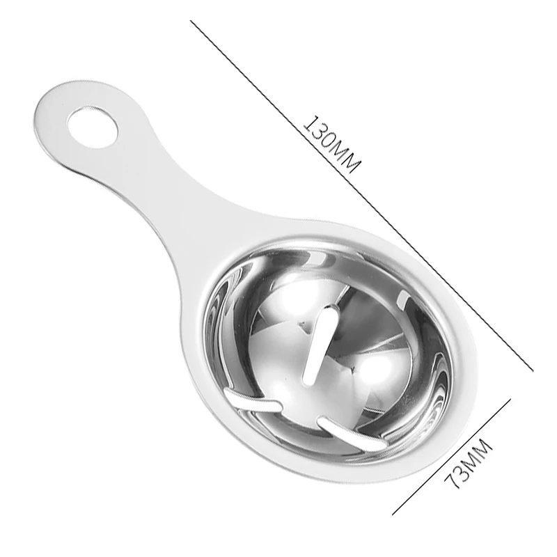 Outils de séparation de blanc d'œuf en acier inoxydable, Gadgets de filtre de jaune d'œuf, accessoir